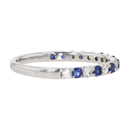Sterling Silver Lab Grown Diamond Band Ring