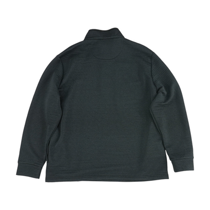 Gray Solid 1/4 Zip Pullover