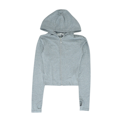Gray Solid Active Jacket