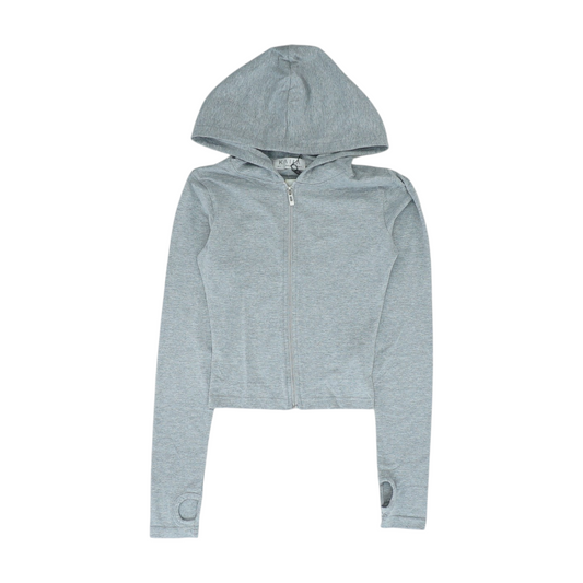 Gray Solid Active Jacket