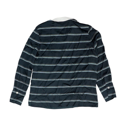 Navy Striped Blouse