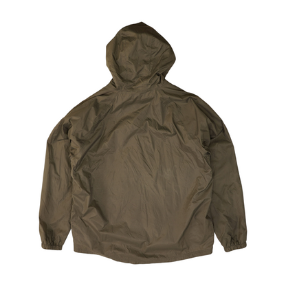 Gray Tall Solid Rain Jacket