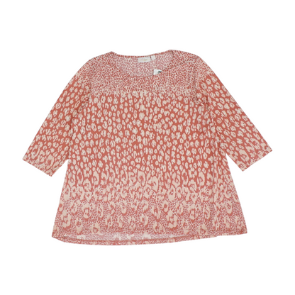 Pink Animal Print Blouse