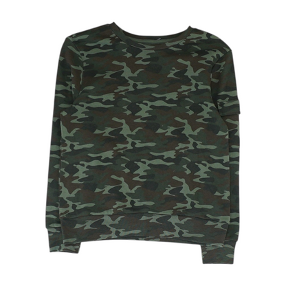 Green Camo Sweatshirt Pullover