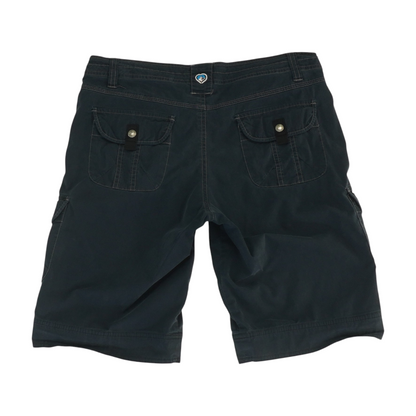 Navy Solid Active Shorts