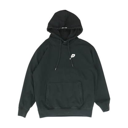 Black Solid Hoodie Pullover