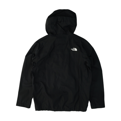 Black Solid Rain Jacket