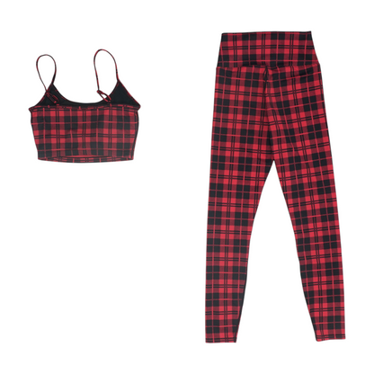 Red Plaid Active Set