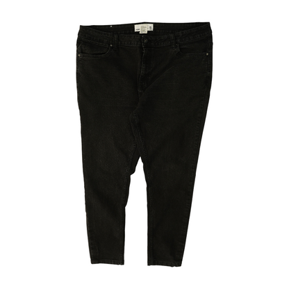 Black Tapered Jeans