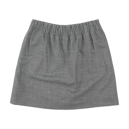 Gray Mini Skirt
