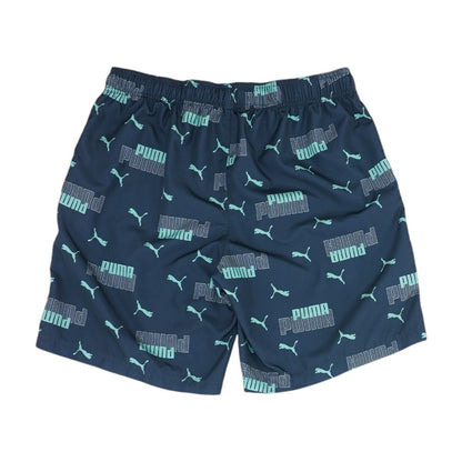 Gray Graphic Swim Shorts