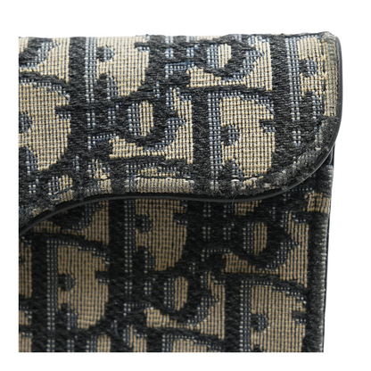 Saddle Bloom Card Holder in Blue