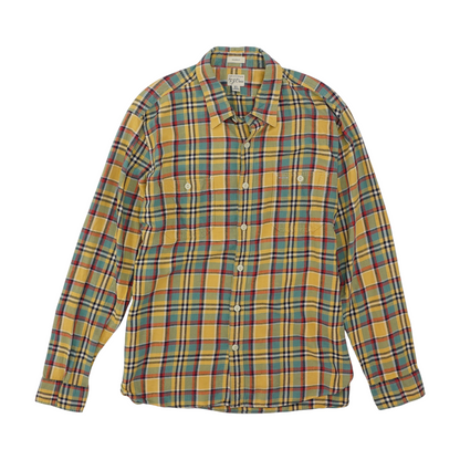 Multi Plaid Flannel Button Down