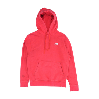 Red Solid Hoodie Pullover