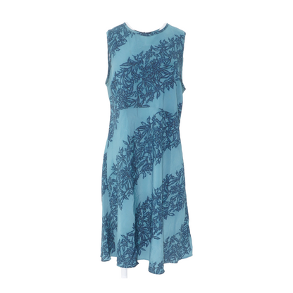 Teal Floral Midi Dress