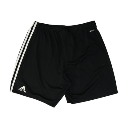 Black Solid Active Shorts