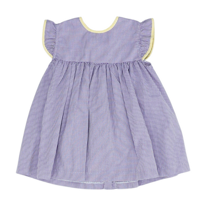 Purple Check Blouse
