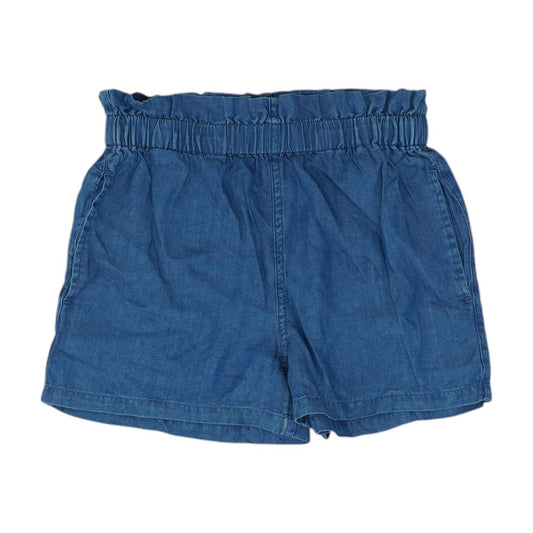 Blue Solid Active Shorts