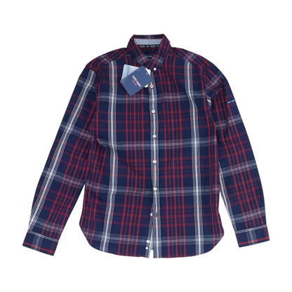 Red Plaid Long Sleeve Button Down