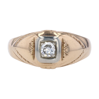 1/4 ctw 14K Yellow Gold Diamond Fashion Ring