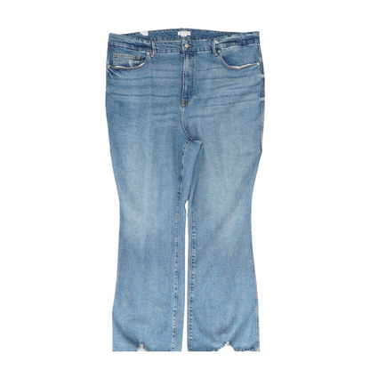 Blue Bootcut Jeans