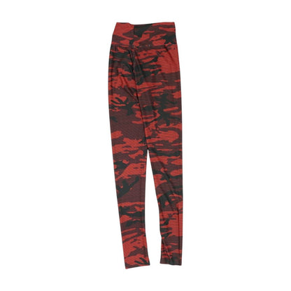 Red Atlanta Falcons Camo Leggings
