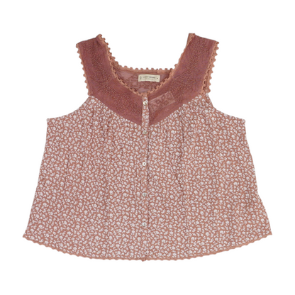 Pink Floral Blouse