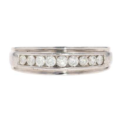 .40 ctw 10K White Gold Diamond Band Ring