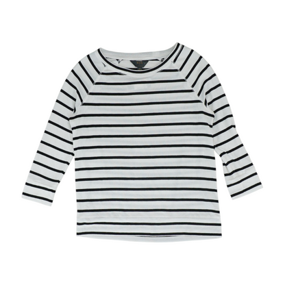 White Striped Blouse
