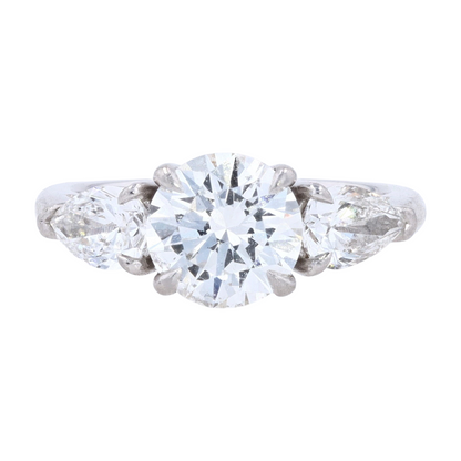 2 1/10 ctw Platinum Diamond Engagement Ring