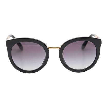 Black DG 4268 Round Sunglasses