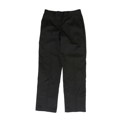 Black Solid Dress Pants