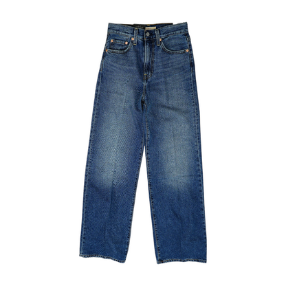 Blue Wide Leg Jeans