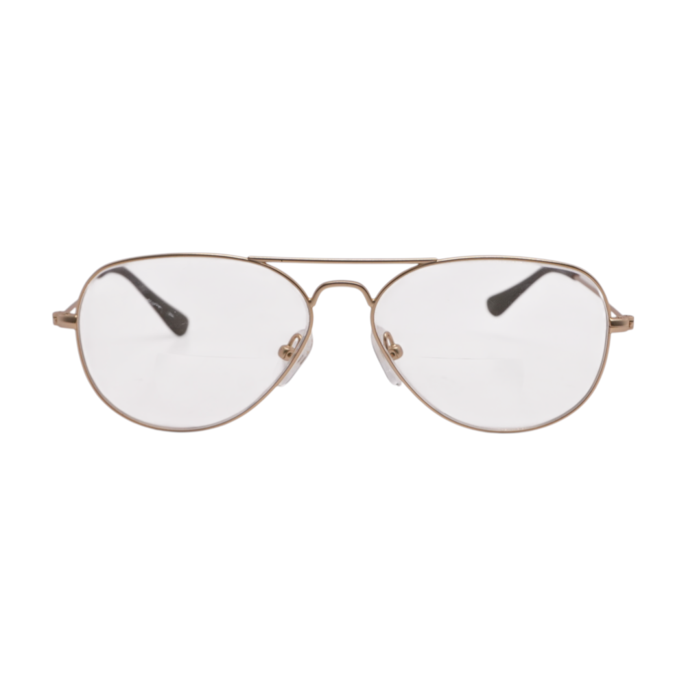 Gold Caddis Round Prescription Eyewear