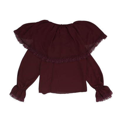 Maroon Blouse