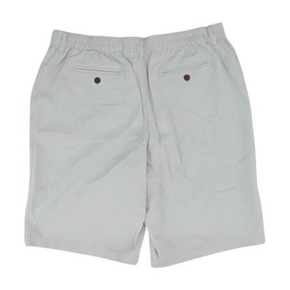 Tan Solid Chino Shorts