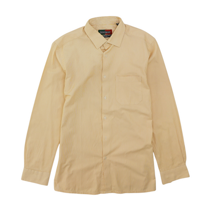 Yellow Striped Long Sleeve Button Down