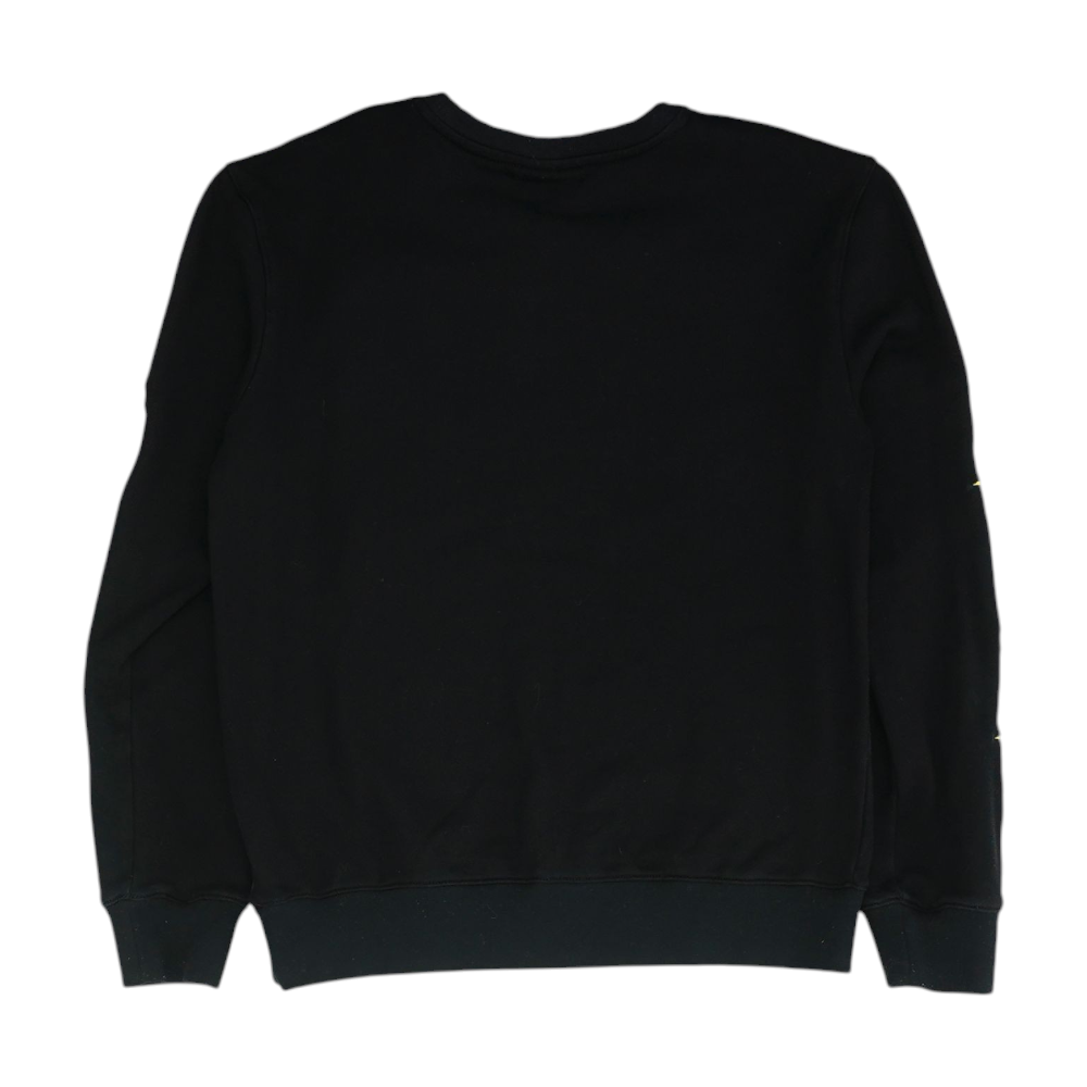 Black Graphic Sweatshirt Pullover