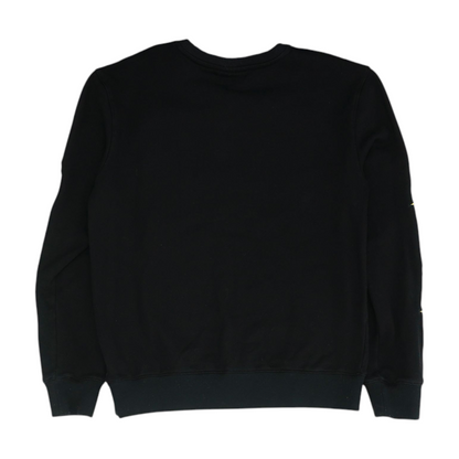 Black Graphic Sweatshirt Pullover