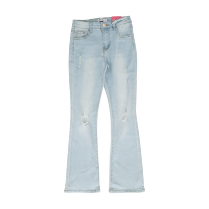 Blue Solid Jeans