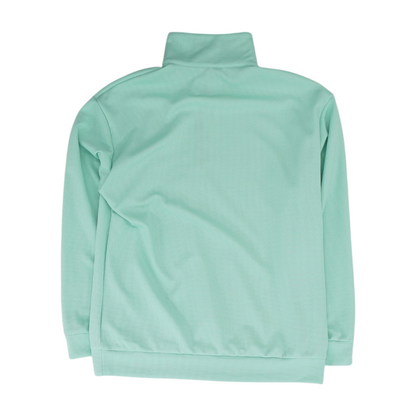 Green Solid 1/4 Zip Pullover