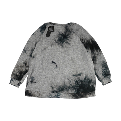 Gray Plus Tie-Dye Pullover Sweater