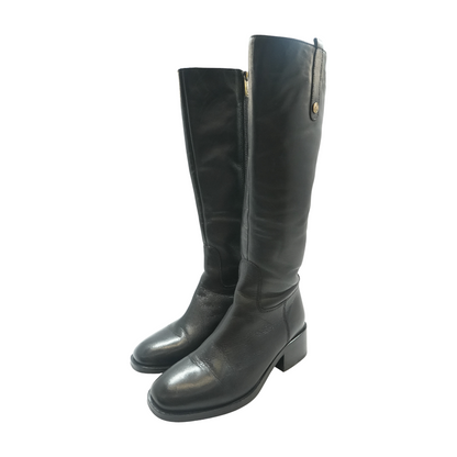 Black Knee-High Boots