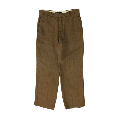 Brown Straight Pants
