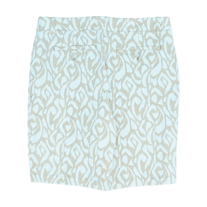 Tan Print Chino Shorts