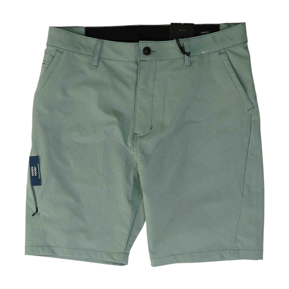 Green Casual Shorts