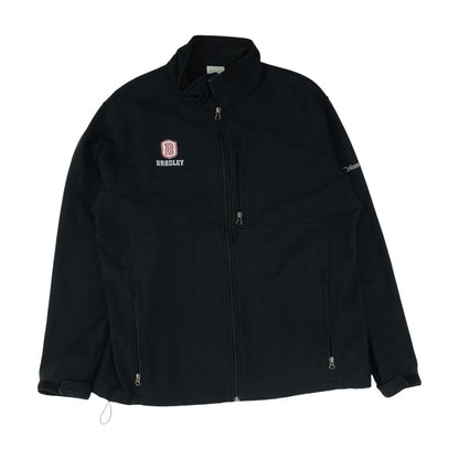 Black Bradley Embroidery Detail Lightweight Jacket