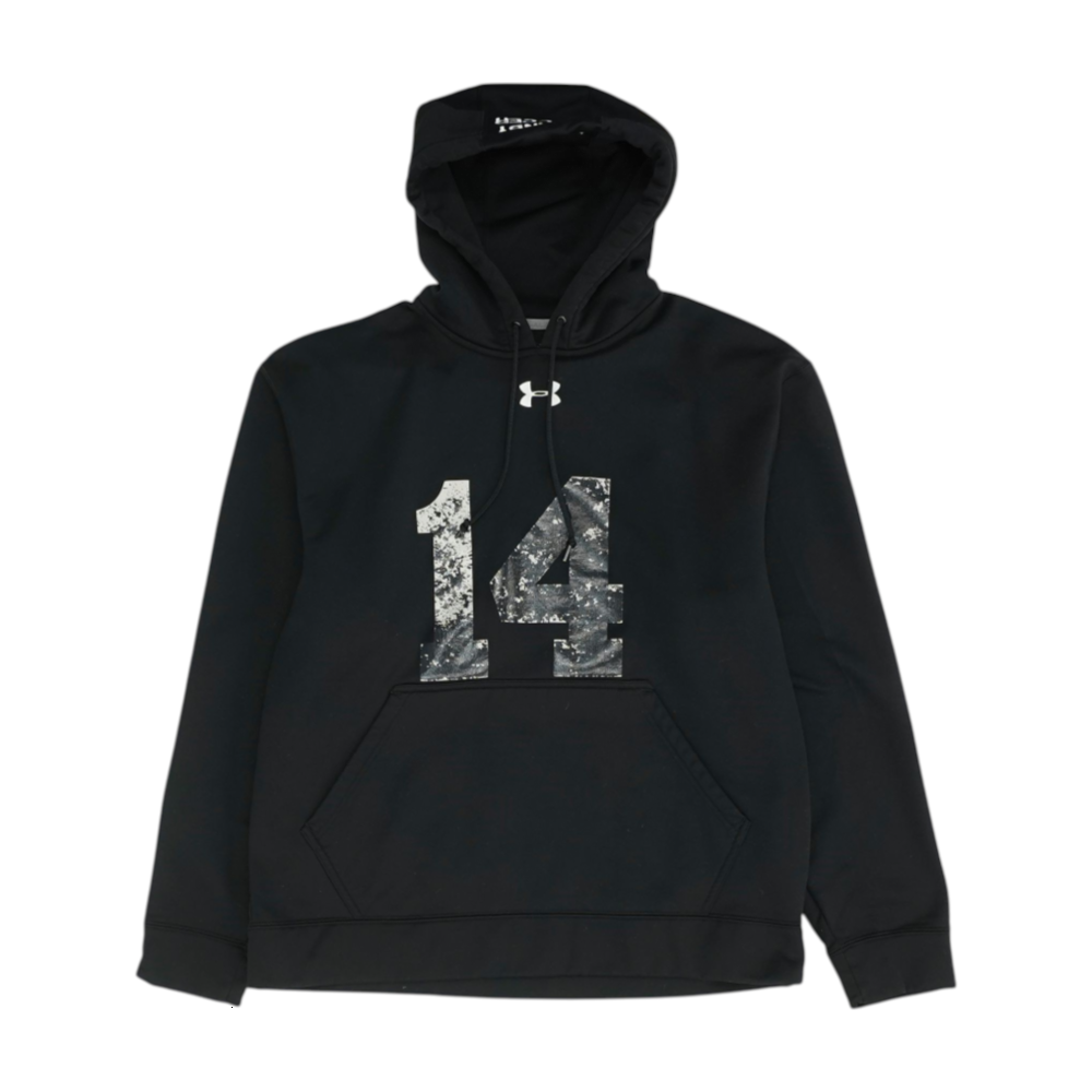 Black Solid Hoodie Pullover