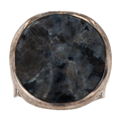 Sterling Silver Larvikite Fashion Ring