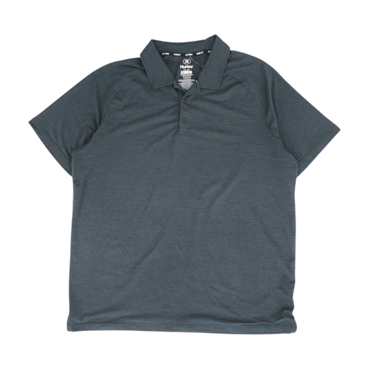 Charcoal Solid Short Sleeve Polo